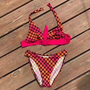 Victoria’s Secret Halter Bikini Top L Bottom M